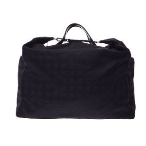 Chanel Boston Bag Black Strap